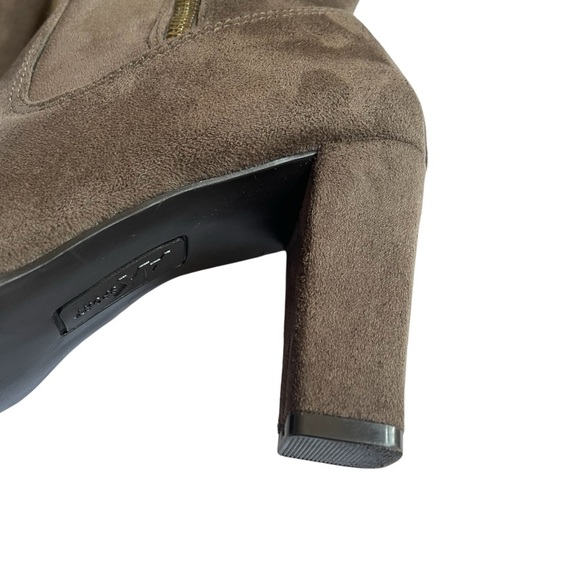 ANNE KLEIN SPORT AKELEK SUEDE TAUPE KNEE HIGH BOOTS SZ 6.5 M EUC - Picture 5 of 10